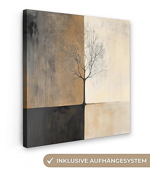 OneMillionCanvasses® Leinwandbild Baum - Ebenen - Äste - Farbverlauf, Fotod günstig online kaufen