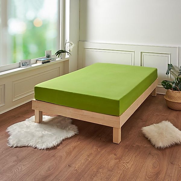 TRAUMSCHLAF Spannbettlaken Premium Interlock, Jersey, Gummizug: günstig online kaufen
