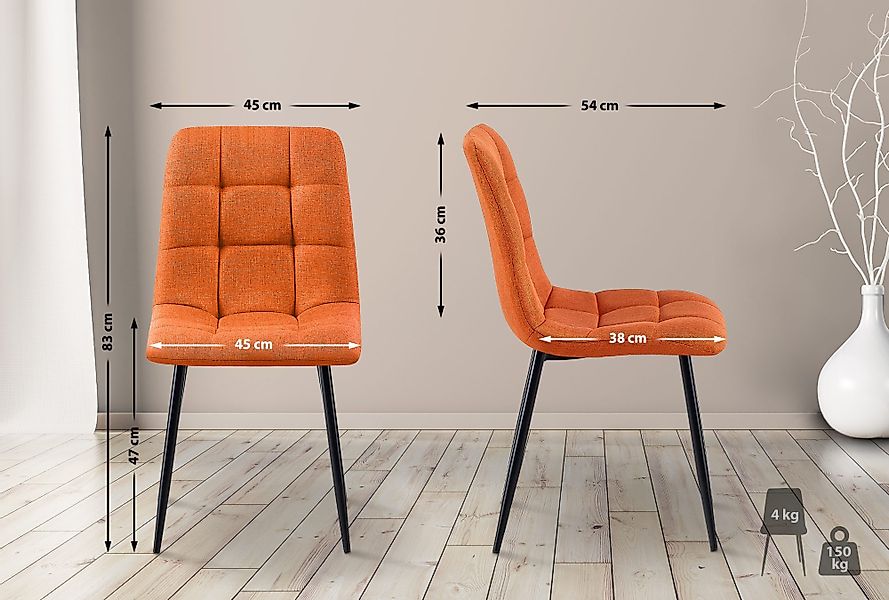 CLP Esszimmerstuhl Tilde (2er Set), mit günstig online kaufen