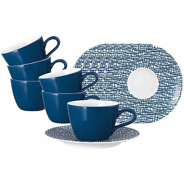 Seltmann Weiden Tasse "Kaffeetassen mit Untertassen Life Fashion 240 ml 6er günstig online kaufen