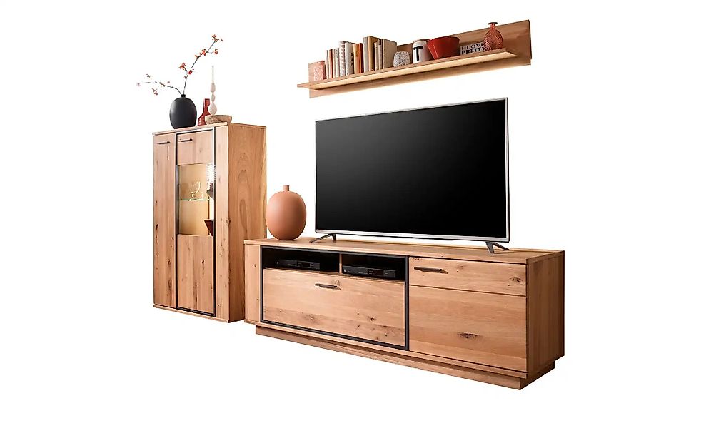 Woodford Wohnkombination  Sania ¦ holzfarben ¦ Maße (cm): B: 270 H: 166 T: günstig online kaufen