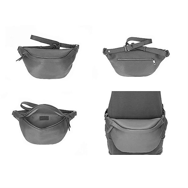 ITALYSHOP24 Bauchtasche Damen Leder Gürteltasche Hüfttasche günstig online kaufen