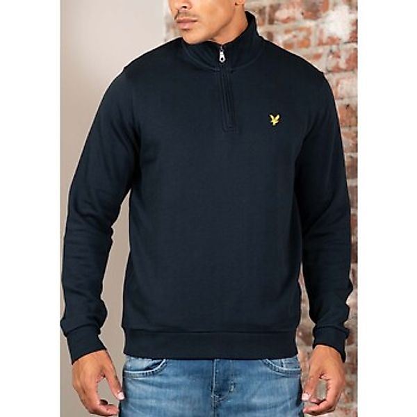 Lyle & Scott  Pullover Loopback quarter zip sweat - dark navy günstig online kaufen