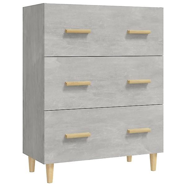 vidaXL Sideboard Betongrau 70x34x90 cm Holzwerkstoff 812154 günstig online kaufen