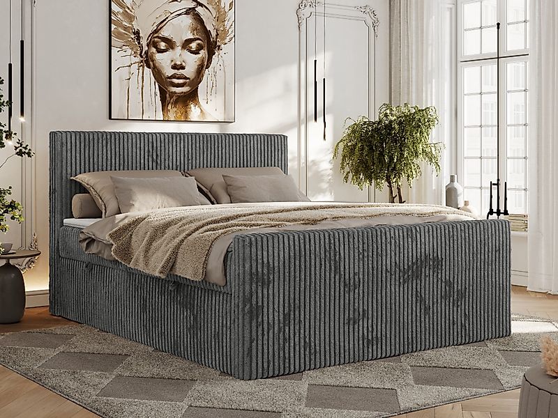 MKS MÖBEL Boxspringbett TILIANO DUO (Packung, günstig online kaufen