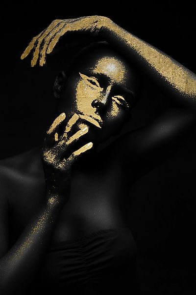 queence Acrylglasbild "Am-hehu" Bilder von Frauen  Fashion  Frau  Gemälde günstig online kaufen