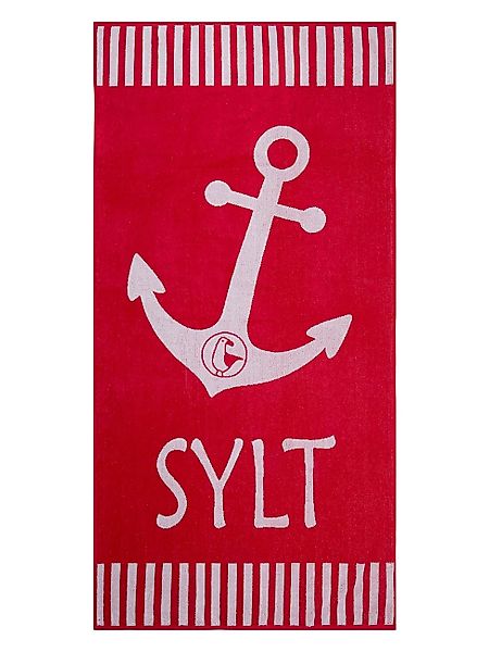 Schietwetter Strandtuch Unisex Strandhandtuch "Sylt" 180x88cm, günstig online kaufen