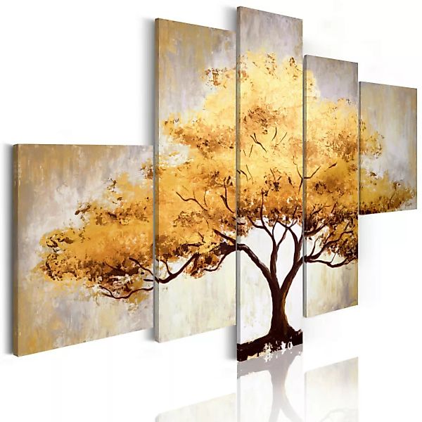 Leinwandbild Goldener Herbstbaum  XXL günstig online kaufen