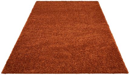 my home Hochflor-Teppich "Viva" rechteckig 45 mm Höhe Uni Farben, einfarbig günstig online kaufen