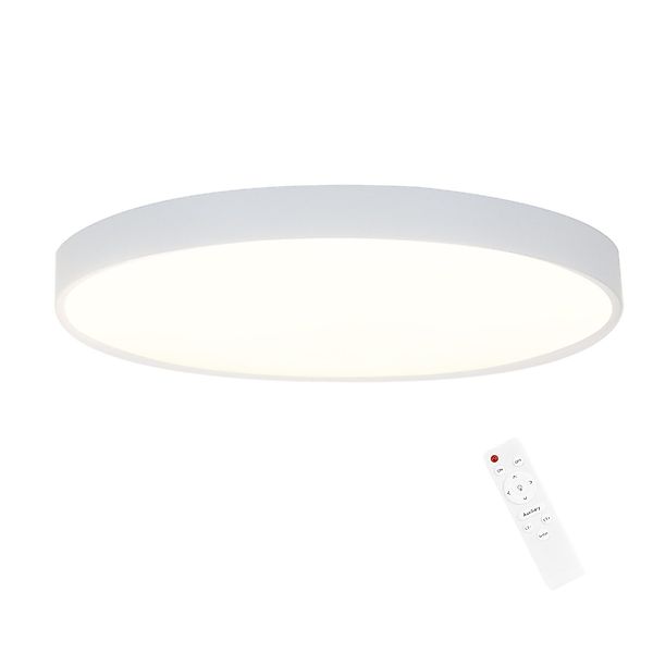 ZMH LED Deckenleuchte Wohnzimmer Rund Schwarz/Weiß günstig online kaufen