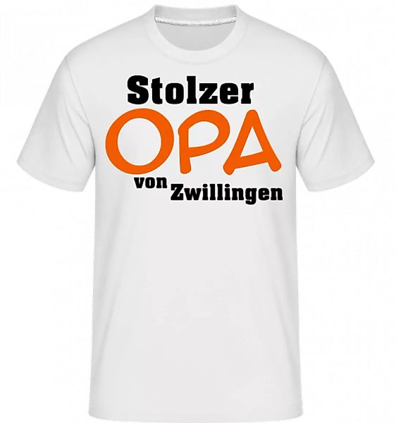 Stolzer Opa Von Zwillingen · Shirtinator Männer T-Shirt günstig online kaufen