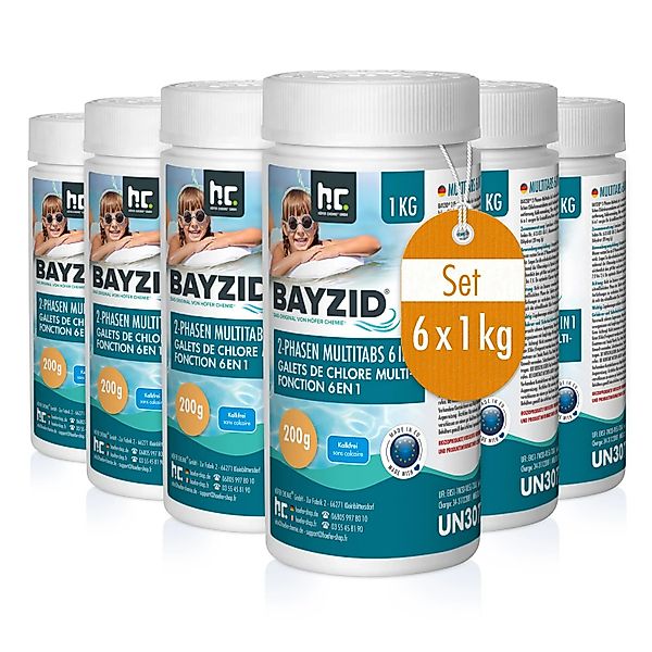 Bayzid 6in1 2-Phasen-Multitabs 200g  6 x 1kg günstig online kaufen