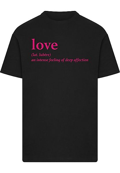 MisterTee T-Shirt "MisterTee Damen Love Definition T-Shirt Round Neck" 1 St günstig online kaufen