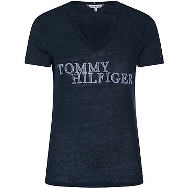 Tommy Hilfiger  T-Shirt V-Kragen T-Shirt für Damen günstig online kaufen
