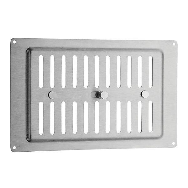 SOTECH Lüftungsgitter 260 x 165 mm mit Ovaler Lochung und Schiebeverschluss günstig online kaufen