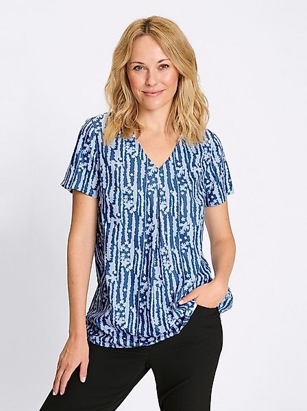 Sieh an! Klassische Bluse Kurzarm-Bluse Kurzarm günstig online kaufen