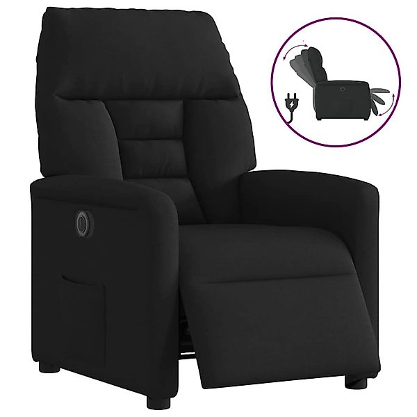 vidaXL Relaxsessel Elektrisch Schwarz Stoff 3303014 günstig online kaufen
