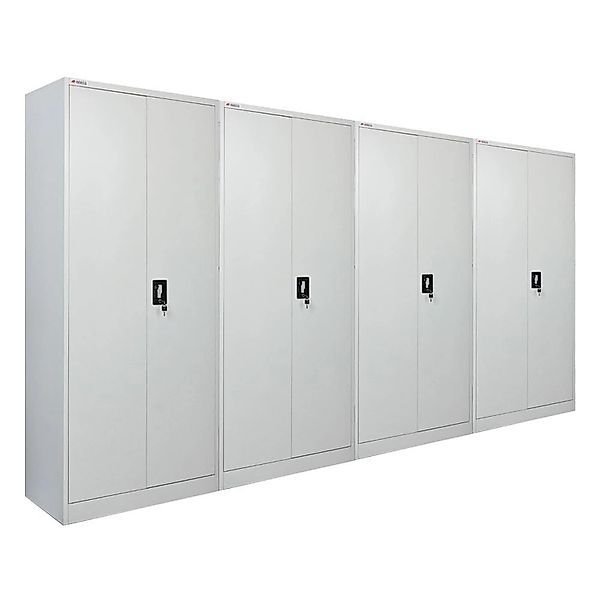 PROREGAL MegaDeal 4x Flügeltürenschrank ELEPHANT 2 Türen Abschließbar HxBxT günstig online kaufen
