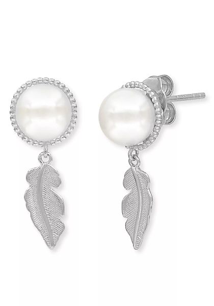 Engelsrufer Paar Ohrstecker "The glory of pearls, Feder, ERE-GLORY-FEDER-ST günstig online kaufen