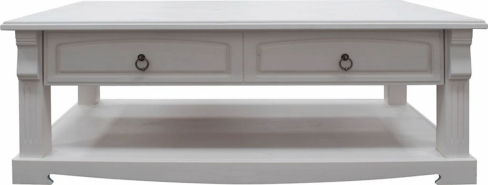 Home affaire Couchtisch "Anna", mit 2 Schubladen aus massiver Kiefer, FSC günstig online kaufen