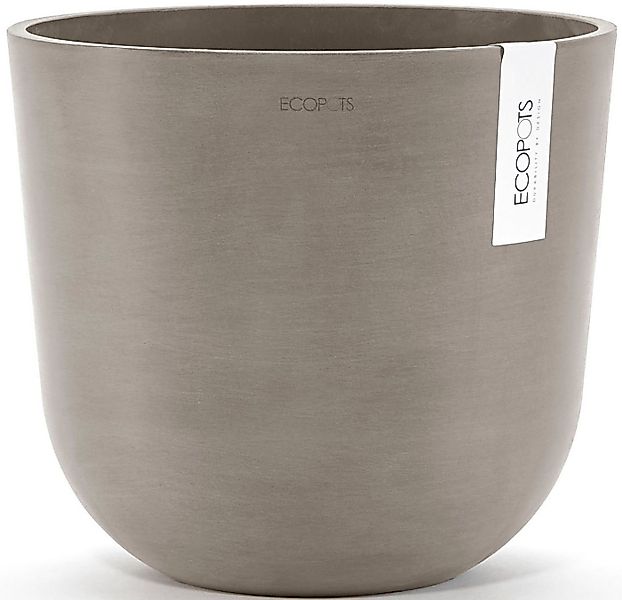 ECOPOTS Blumentopf Oslo 25 Taupe, für innen und außen: frostsicher, bruchsi günstig online kaufen