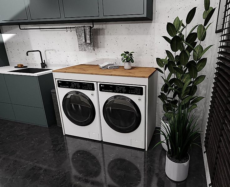 Raumhirsch Furniture Waschmaschinenumbauschrank Waschmaschinenschrank für W günstig online kaufen