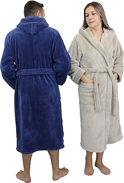 my home Unisex-Bademantel Lillou, ideal für günstig online kaufen