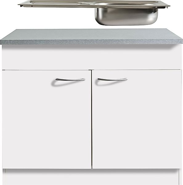 wiho Küchen Spülenschrank "Kiel", 100 cm breit, 60 cm tief günstig online kaufen