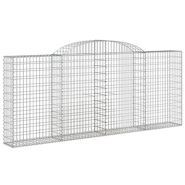 vidaXL Gabionen mit Hochbogen 20 Stk 300x30x120/140cm Eisen 1671287 günstig online kaufen
