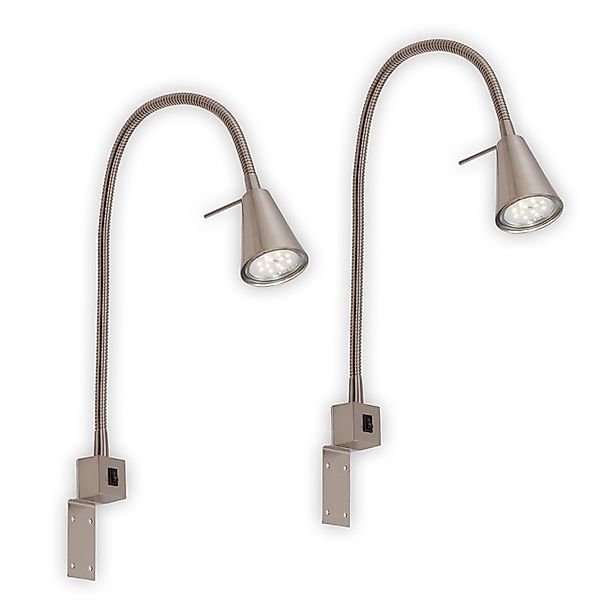 Briloner Leuchten LED Wandleuchte »2er Set LED Bettleuchte Schlafzimmer Woh günstig online kaufen