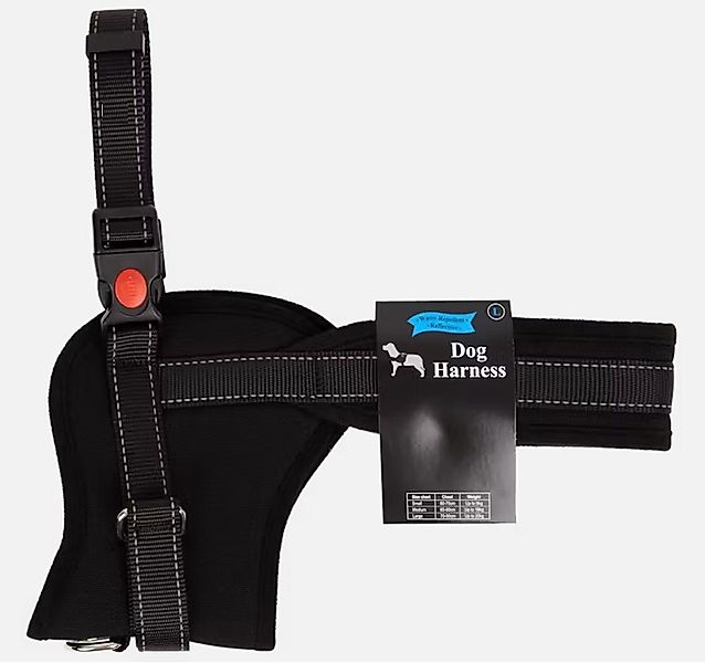 Spectrum Hunde-Geschirr Hundegeschirr schwarz s-m-l Dog Harness günstig online kaufen