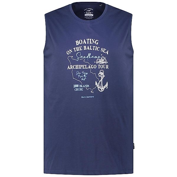 Hajo Tanktop mit Print Farbe marine Größe: 4XL günstig online kaufen