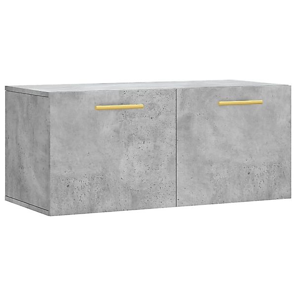 vidaXL Hängeschrank Wandschrank Betongrau 80x36,5x35 cm günstig online kaufen