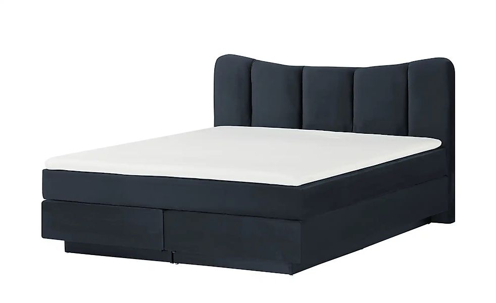 Boxspringbett  Dalur ¦ blau ¦ Maße (cm): B: 180 H: 110 Betten > Boxspringbe günstig online kaufen