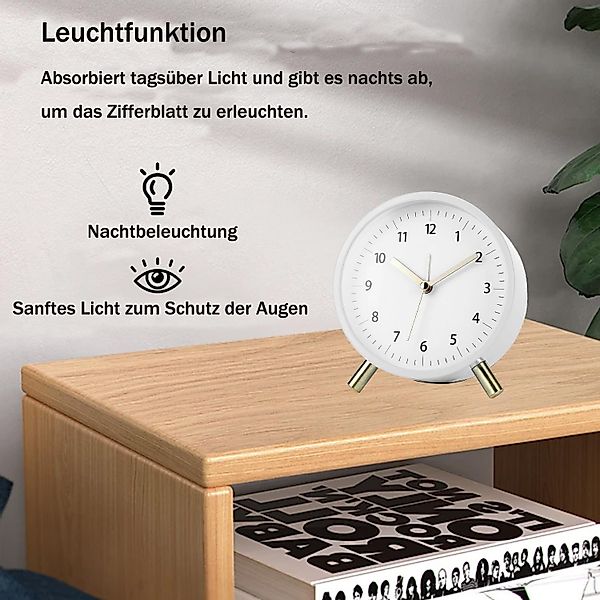 Coonoor Wecker Wecker, lautlos ohne Ticken, günstig online kaufen