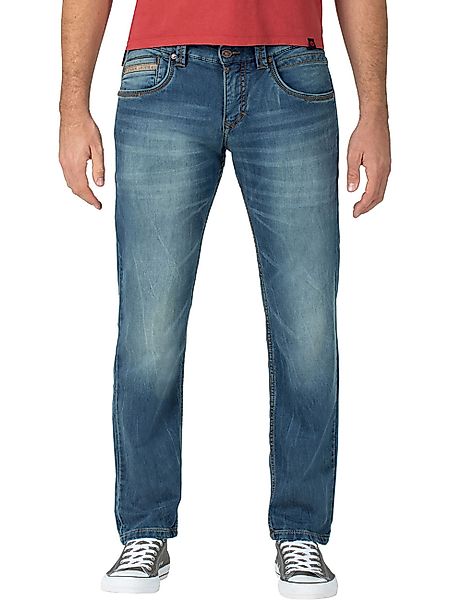 TIMEZONE Herren Jeans Slim EdwardTZ - Slim Fit - Blau - White Used Wash günstig online kaufen