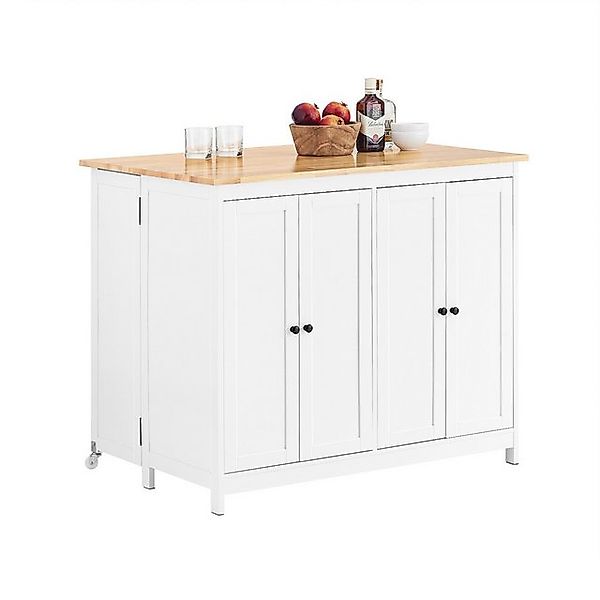 SoBuy Küchenbuffet KNL10 Kücheninsel mit Arbeitsfläche günstig online kaufen