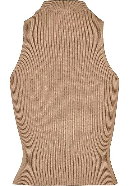 URBAN CLASSICS Muskelshirt "Urban Classics Damen Ladies Short Rib Knit Turt günstig online kaufen