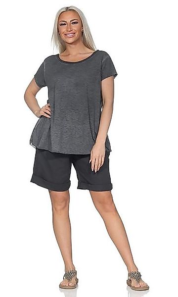 OriginalYou T-Shirt Damen Shirt Sommer Oberteil leichtes Sweatshirt Kurzarm günstig online kaufen