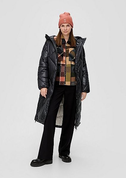 s.Oliver Wintermantel Outdoor-Mantel Mantel mit Kapuze und Steppmuster günstig online kaufen