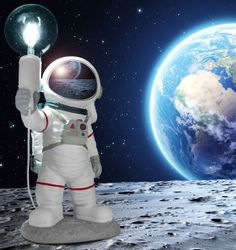 BRUBAKER Nachttischlampe Astronauten Tischlampe - 40 günstig online kaufen