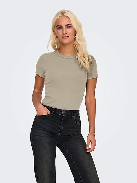 ONLY Kurzarmshirt ONLVAL S/S O-NECK TOP günstig online kaufen