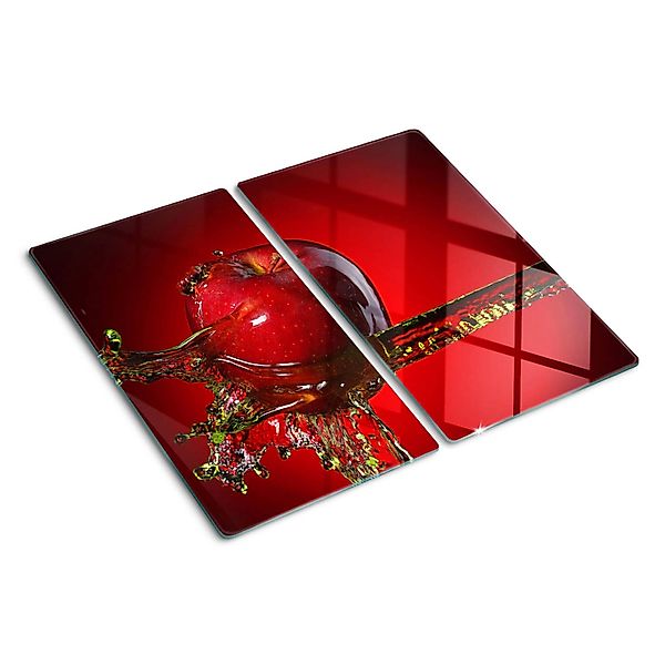 Tulup Herdabdeckplatte SET aus 2 Stück 30x52 cm Glas-Servierbrett Küchenute günstig online kaufen