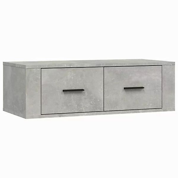 furnicato TV-Schrank TV-Wandschrank Betongrau 80x36x25 cm Holzwerkstoff (1- günstig online kaufen