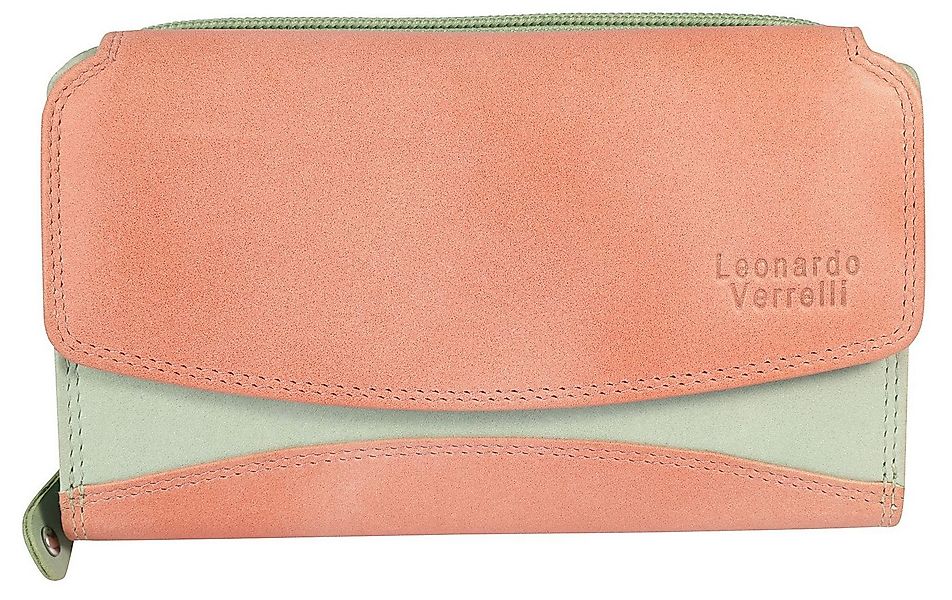 Leonardo Verrelli Geldbörse 3000536 Echtleder, Querformat, Überschlag u. Re günstig online kaufen