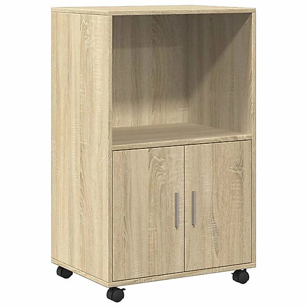 vidaXL Rollschrank Sonoma-Eiche 55x40x91 cm Holzwerkstoff 853184 günstig online kaufen