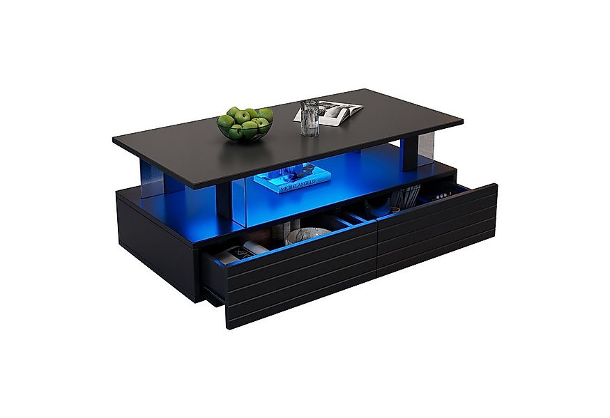 OKWISH Couchtisch mit Aufbewahrungsfunktion (Satztisch, Beistelltisch, 1-St günstig online kaufen