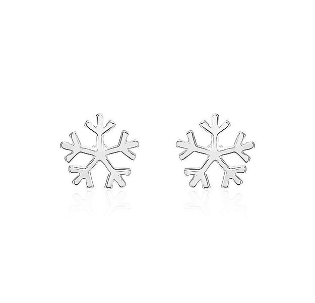 JEWLIX Paar Ohrstecker Silberne Schneeflocke aus Sterlingsilber SE1053 günstig online kaufen
