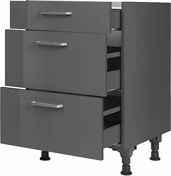 nobilia Kochfeldumbauschrank ""Flash", vormontiert, mit Schubkasten und Aus günstig online kaufen