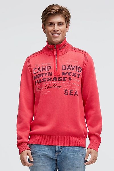 CAMP DAVID Troyer aus Baumwolle günstig online kaufen